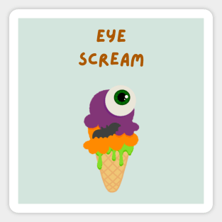 Halloween Eye Scream Ice Cream Magnet